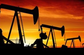 CRUDE OIL PUMPJACK SILHOUETTES
