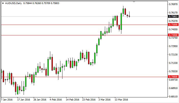 AUD/USD Forecast March 22, 2016, Technical Analysis