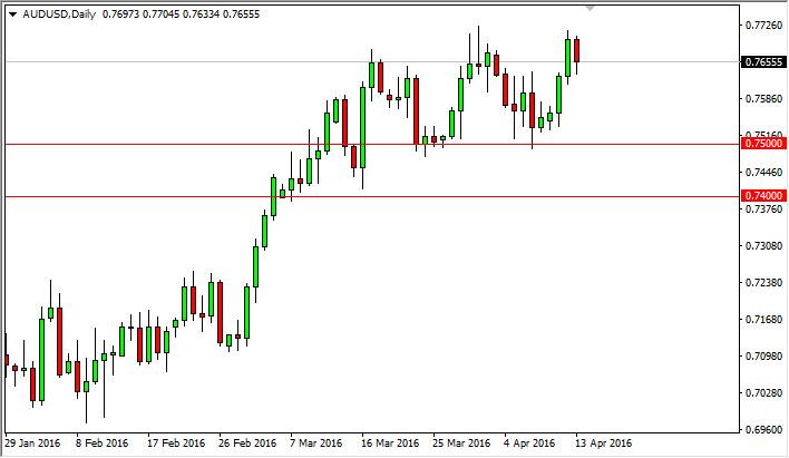 AUD/USD Forecast April 14, 2016, Technical Analysis