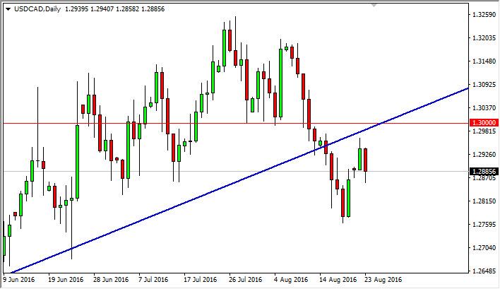 USD/CAD Forecast August 24, 2016, Technical Analysis